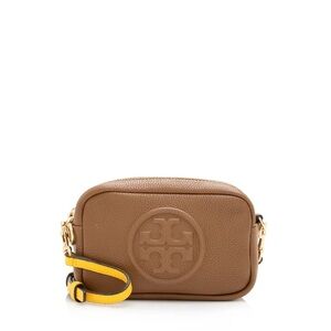 Tory Burch Leather Embossed Logo Camera Bag